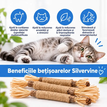 Vidatabi – Bețișoare Dentare Naturale pentru Pisici