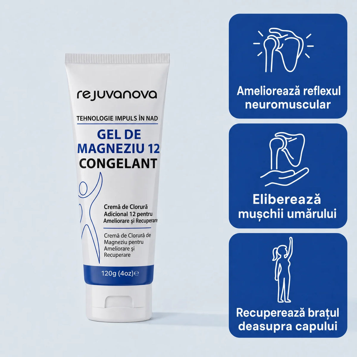 Magneziu Rece™ – Calmează Durerea de Umăr